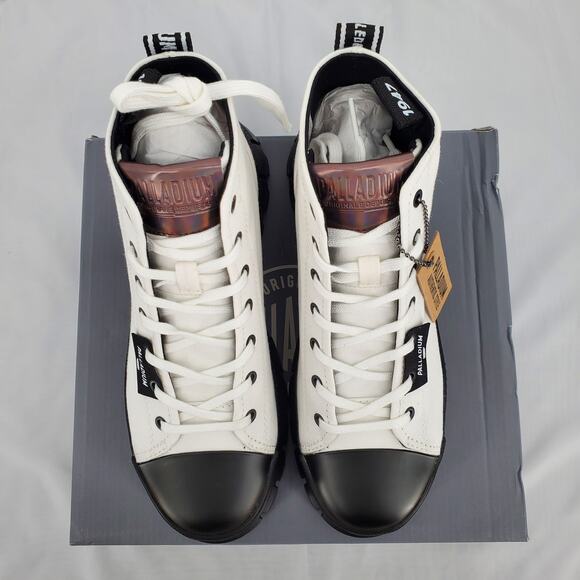 Palladium Womens 9 Revolt HI TX Star White Platform Boot 97242-116-M New - Picture 5 of 9